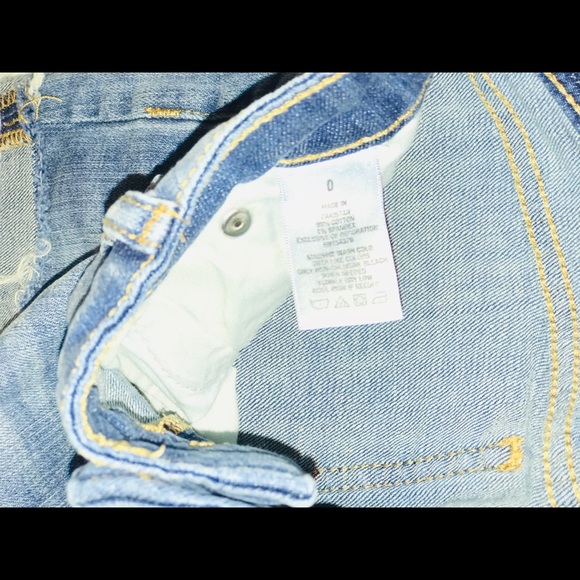 AéRopostale size 0 women’s jean shorts “Shorty” - Picture 3 of 7